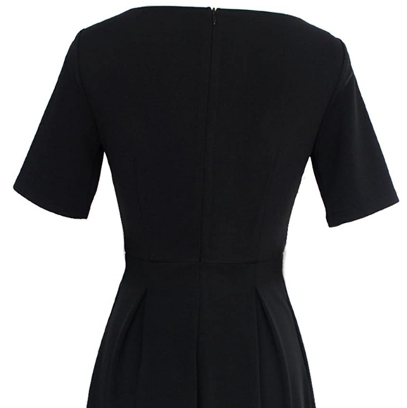 Black Casual A-Line Dress - Picture 2 of 3